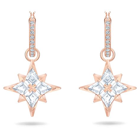 swarovski symbolic drop earrings.